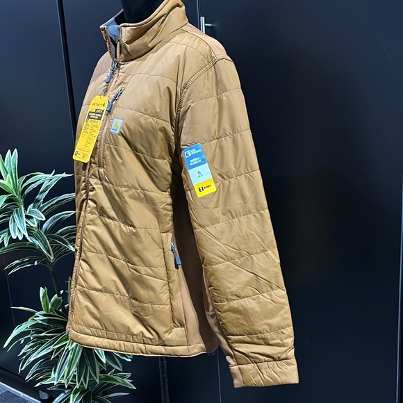 Carhartt Rain Defender Insulated, 2 warmer relaxed fit lightweight puffer jacket - Picture 7 of 14